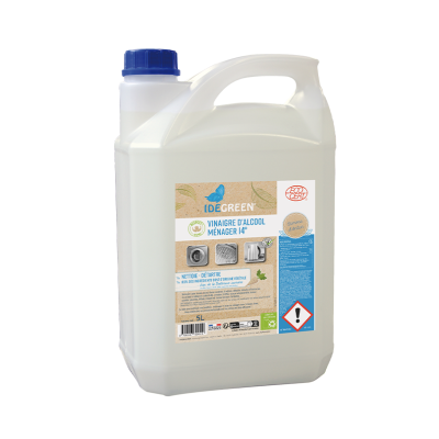 Vinaigre d'alcool m&eacute;nager 14&deg; - Eco d&eacute;tergent ECOCERT 5L