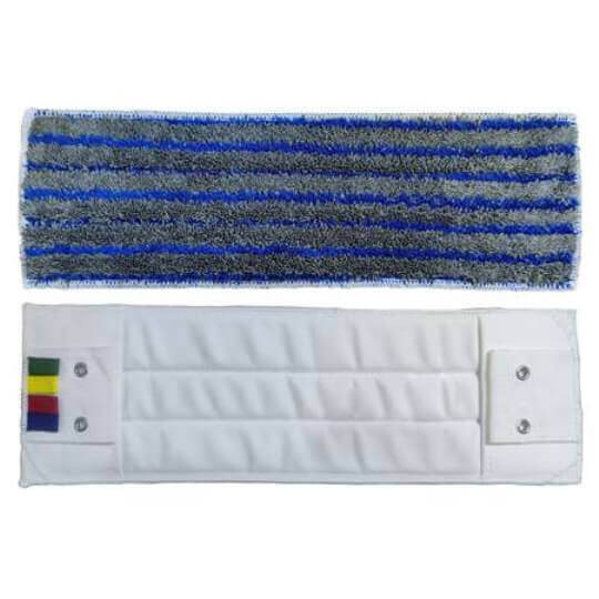 Frange de lavage à plat microfibre 40cm poche et languette Soft Tec Frange de lavage à plat microfibre 40cm poche et languette Soft Tec