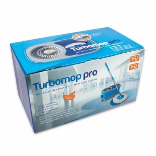 Carton Seau essoreur TURBO MOP PRO + Frange rotative Carton Seau essoreur TURBO MOP PRO + Frange rotative