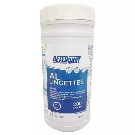 Lingette antibactérienne