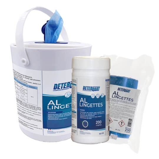 Lingette antibactérienne Deterquat