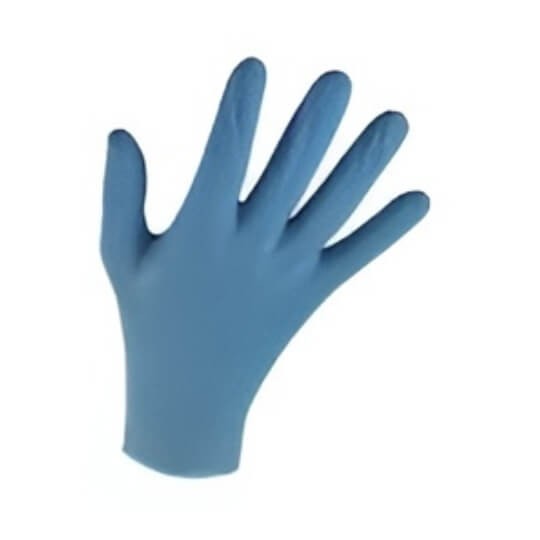 Gants en nitrile bleu non poudré