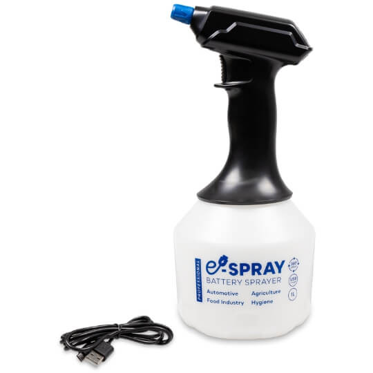 Pulvérisateur électrique 1L E-Spray De Witte + cable usb
