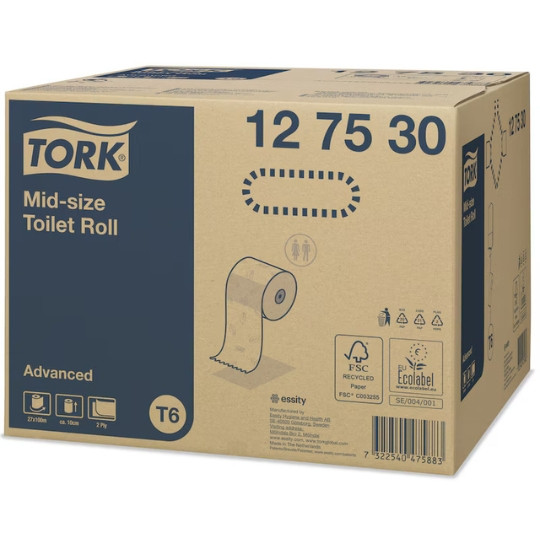 Papier toilette compact Tork T6 Premium