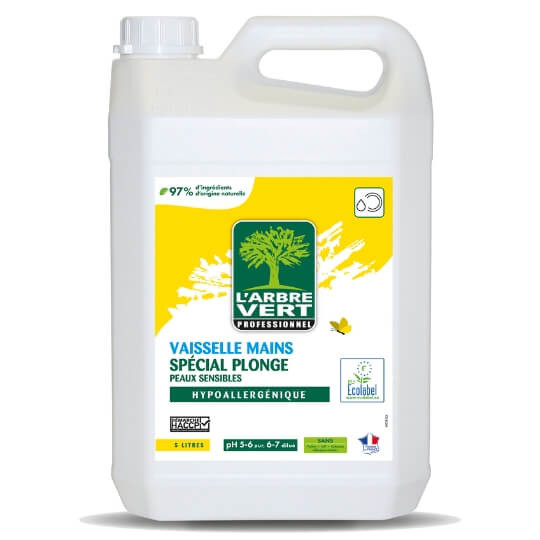 Liquide vaisselle mains peaux sensibles 5L