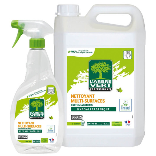 Nettoyant Multi-surfaces Ecolabel L'Arbre Vert Agrumes
