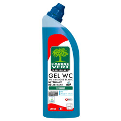 Gel WC Nettoyant et Détartrant 750 mL L'Arbre Vert Vinaigre Blanc