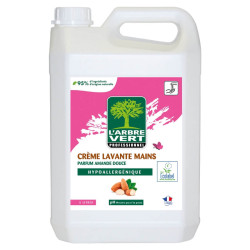 Crème Lavante mains pH neutre L'Arbre Vert parfum Amande douce