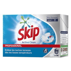 Lessive tablette Skip Active Clean Professionnal 84 lavages