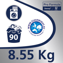 Skip Advanced Lessive en poudre haute performance Pro Formula 8,55kg sans phosphate 90 lavages