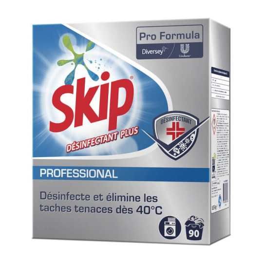 Détachant linge Skip désinfectant plus Professionnal 8.55kg