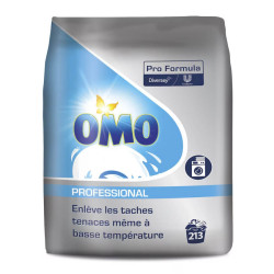 Lessive Omo en poudre 17,1kg tous textiles professionnelle