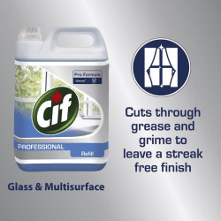 Nettoyant vitres et surfaces CIF professionnel 5L
