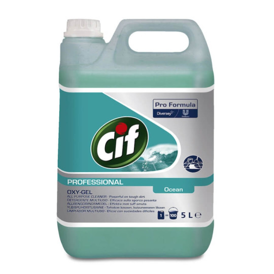 Nettoyant multi-usage Cif Pro Formula Oxygel Océan 5L
