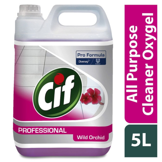 Nettoyant multi-usage Cif Oxygel Orchidée 5L