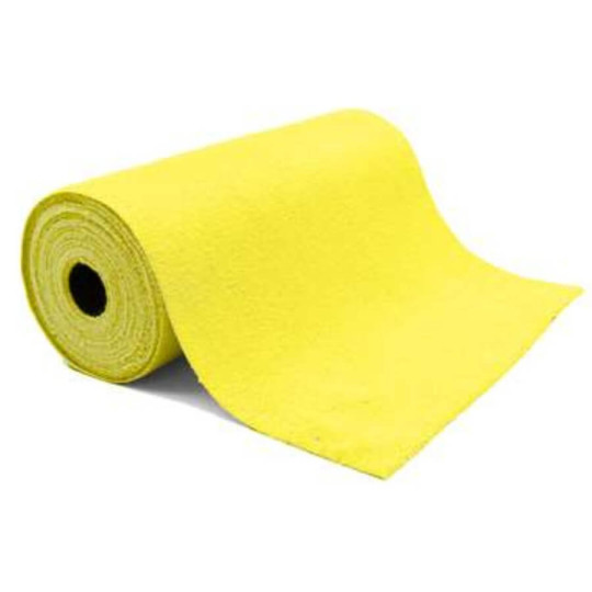Chiffon microfibre jaune 200G 30X30cm Rouleau 50u