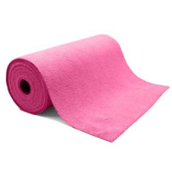 Chiffon microfibre rose 200G 30X30cm Rouleau 50u