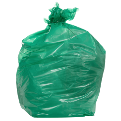 Sac poubelle 110 Litres vert - Basse densité 50µ