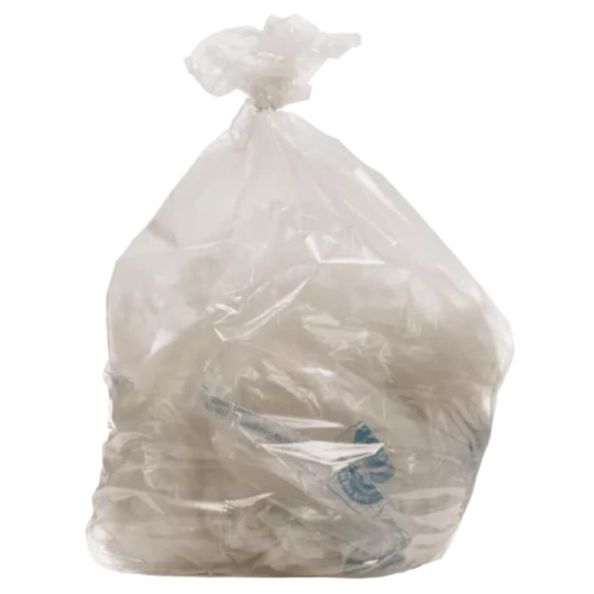 Sac poubelle 110 Litres transparent - Basse densité 40µ