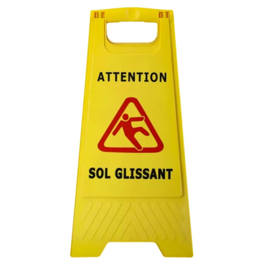 Panneau sol glissant