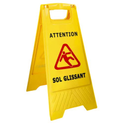 Panneau sol glissant