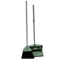 Pelle aéroport ergonomique (pelle balayette +manche telescopique)