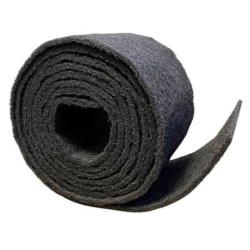 Rouleau abrasif noir 14 cm par 3 mètres