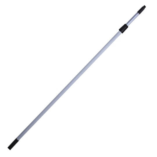 Perche télescopique aluminium 2 x 0,6 m Black, avec sécurité lock