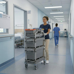 Chariot Super Compact Sc 103.2 ménage pré-imprégnation Guialto Hopital
