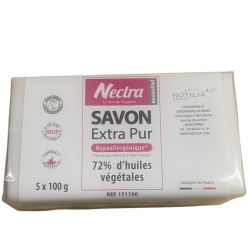 Savon de Marseille glycérinée 100grs - Lot de 5