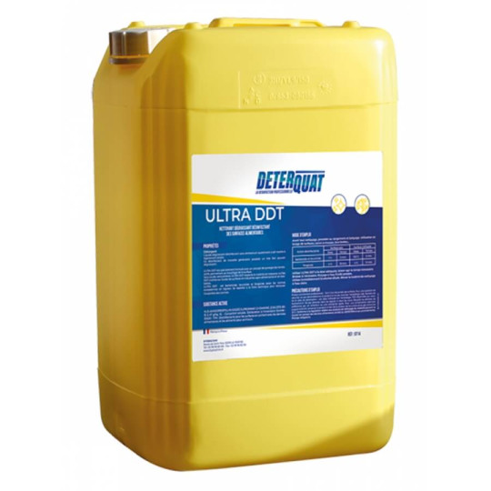 Nettoyant dégraissant désinfectant puissant 20L surfaces alimentaires