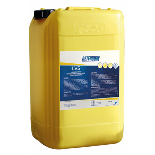 Nettoyant désinfectant Alcalin chloré non moussant 25Kg pour Agro-alimentaire