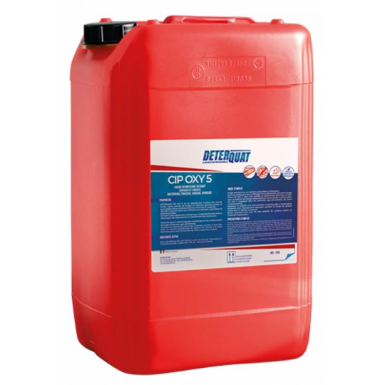 DETERQUAT CIP OXY 5 désinfectant oxydant Bidon 20 kg