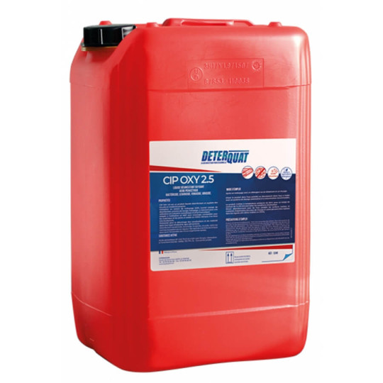 DETERQUAT CIP OXY 2.5 désinfectant oxydant Bidon 20 kg
