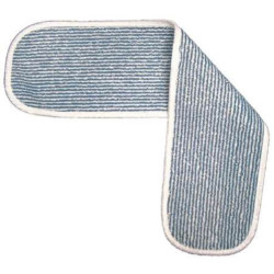 Frange de lavage et de désinfection bleue 60x15cm - Usage unique
