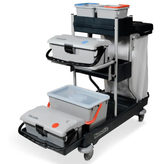 Chariot de ménage à pré-imprégnation Numatic SCG1415 ReFlo - Kit SRK6