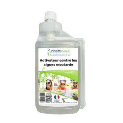 Anti-algues moutarde piscine - Activateur Purissim'eau 1L