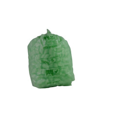 Sac poubelle biodégradable et compostable 10 L vert - 18 µ
