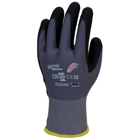 Gant anti-coupure enduit mousse nitrile LYNX
