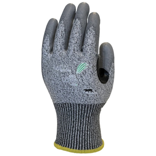 Gant anti-coupure HPPE enduction PU gris PANTHER
