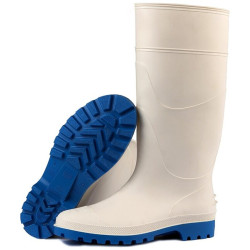 Botte de travail blanche caoutchouc nitrile/PVC