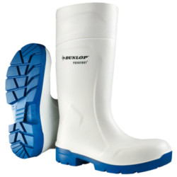 Botte de sécurité Dunlop Purofort FoodPro MultiGrip blanche S4