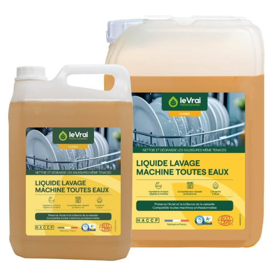 Liquide de lavage lave-vaisselle professionnel toutes eaux