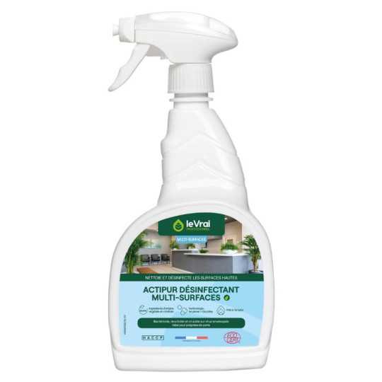 Désinfectant multi-surfaces professionnel ACTIPUR prêt à l'emploi 750ml