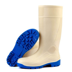 Botte de sécurité blanche caoutchouc nitrile S4 coque acier