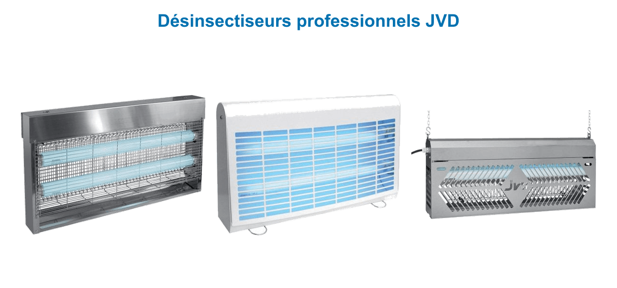 Désinsectiseurs professionnels JVD 30 à 80 W disponibles chez Best Hygiène