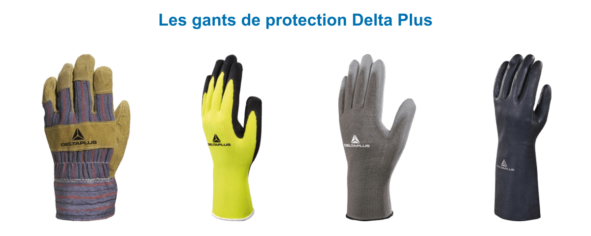 Gants de protection Delta Plus : docker croûte de bovin, tricot enduit haute visibilité, paume polyuréthane et néoprène chimique