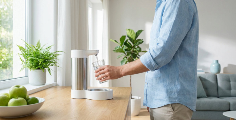 Fontaine à eau pour particulier : l'eau filtrée à domicile