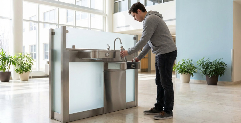 L'obligation de fontaine à eau erp selon la loi AGEC
