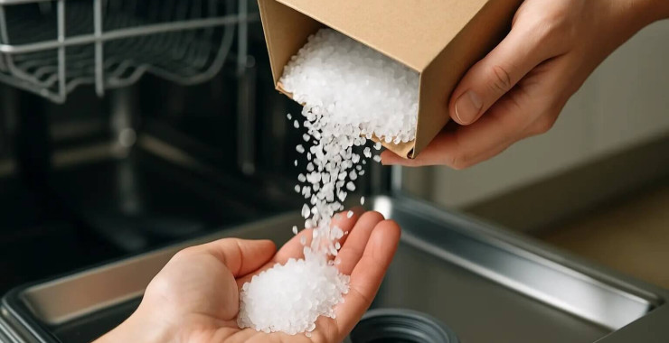 Sel régénérant : Guide pour un lave-vaisselle sans calcaire